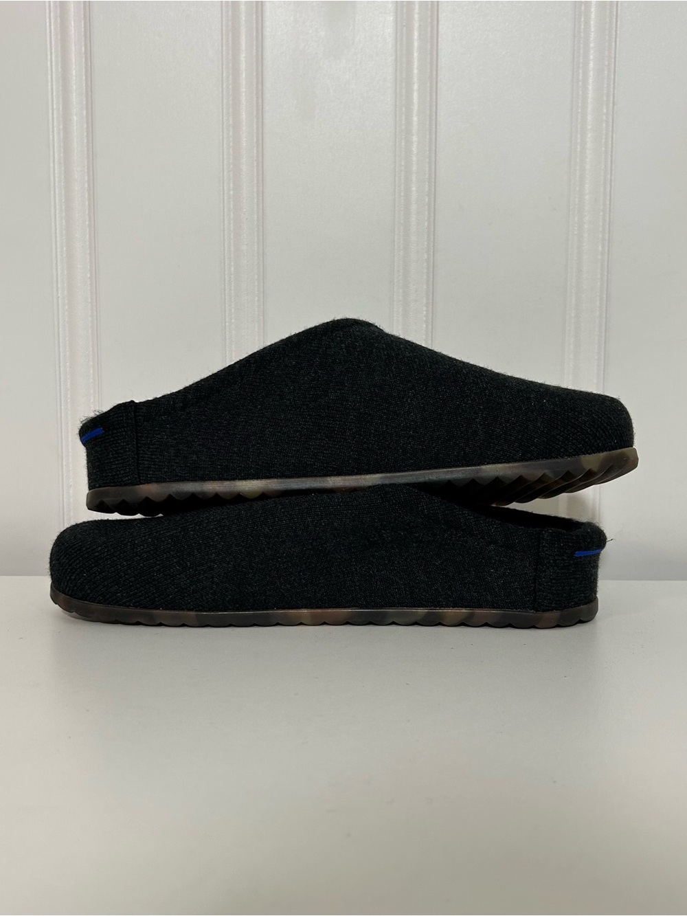 Rothy’s casual clog black slip on mule slippers sandals women’s 8 - Picture 5 of 7